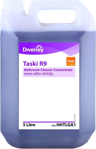  Diversey Taski R9 Bathroom Fittings Cleaner 5 Ltr, Can 