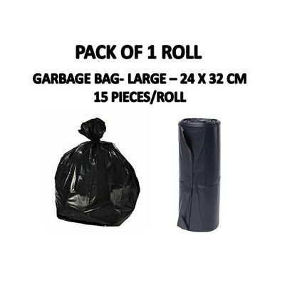  Pearl Garbage Bag 60"X81" Large Roll of 15, Box of 12 Rolls 