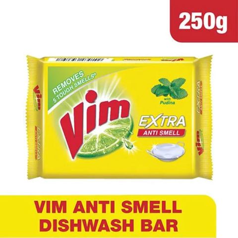  VIM BIG DISHWASH SOAP 250 GM, Pack of 4 