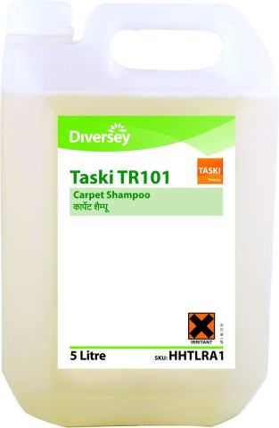  Diversey Taski TR-101 Carpet Shampoo 5 Ltr Can, Can 