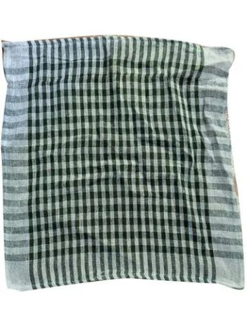  Check Cloth Duster 16X16, Green, Set Of 12 