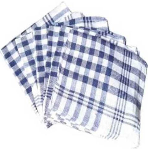  Check Cloth Duster 16X16, Blue, Set Of 12 