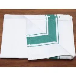  Glass Cleaning Cloth Big 18"X18", Green, Set Of 12 