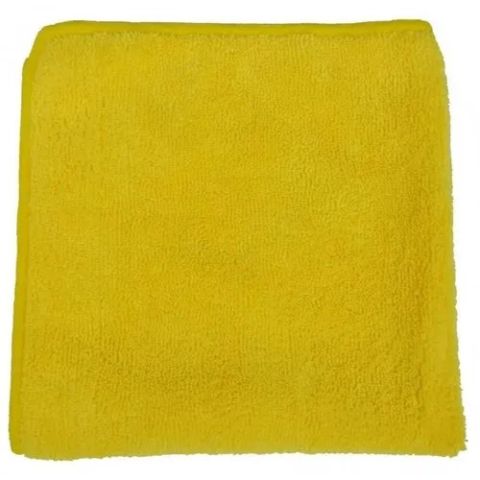  Regional Micro Fibre Duster 40X40 240 GSM, Yellow, Set Of 12 