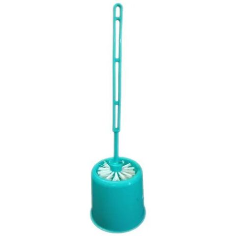  Toilet Brush Round With Stand, Pack of 3 
