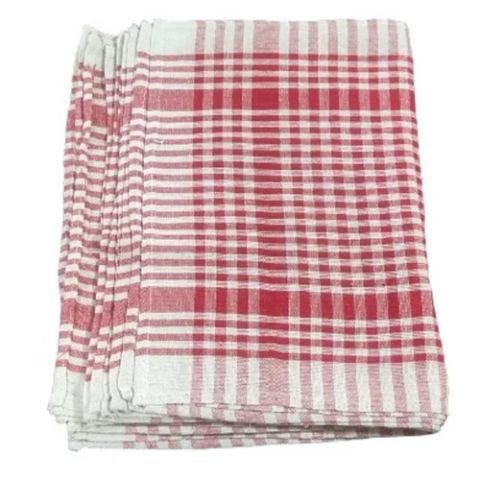  Check Cloth Duster 12X18, Red, Set Of 12 