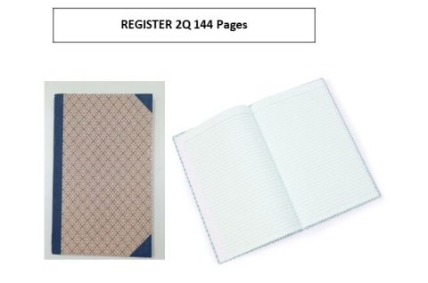 SD Ruled Register 2 Quire - 144 Pages, 1 Book
