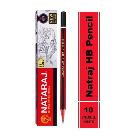 Nataraj 621 HB Pencil Pack of 10, 1 Set
