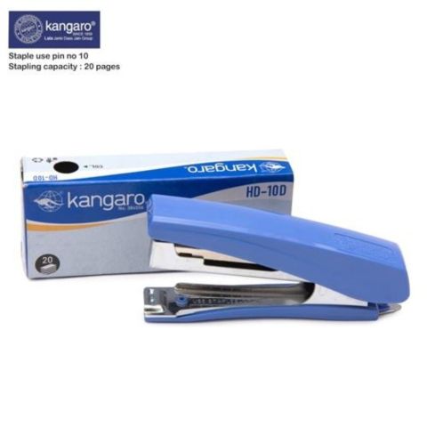 Kangaroo HD-10D Stapler, 10 Sheets Capacity, 1 Unit