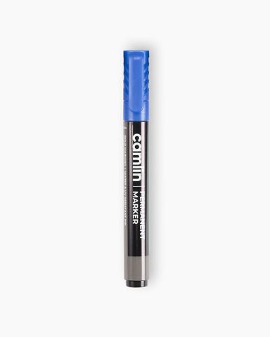 Camlin BOLD-E Permanent Marker Blue - 7217018, Pack of 10