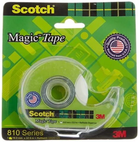 3M Scotch Magic Tape 810 19 Mm 32.9 Mtrs, 1 Unit