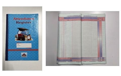 Attendance Register 2 QR 144 Pages, 1 Book