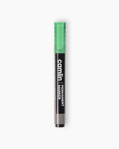 Camlin BOLD-E Permanent Marker Green - 7217175, Pack of 10