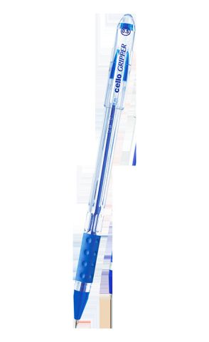 Cello Gripper Ball Pen Blue, 0.5MM Tip, Pack Of 5, 1 Set