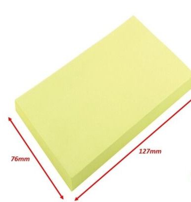 Post-It 3" X 5" Yellow, 100 Sticky Notes, Pack of 12