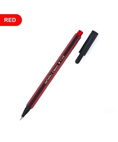 Nataraj Use and Throw Pen Red, Pack Of 20, 1 Box