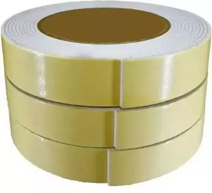 Yellow Double Sided Foam Tape 2", 3 Mtr, 1 Unit