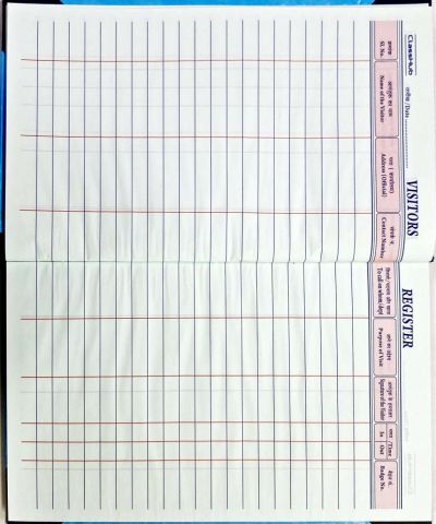 Goodmake Visitor Register 4 QR - 288 Pages, 1 Book