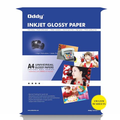 JMD / Oddy Photo Glossy Paper 180 GSM Pack of 20, 1 Pack