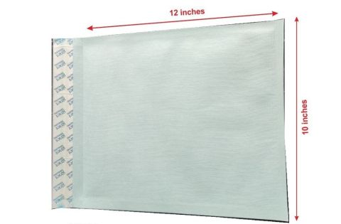 Self Sealing Cloth Envelope 12"X10" - Pack Of 100, 1 Set