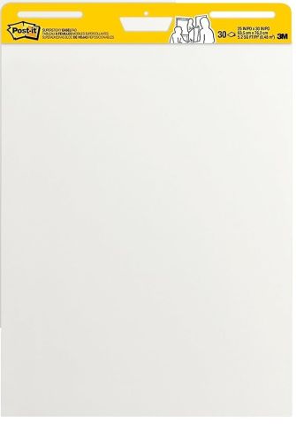 3M Self Adhesive Easel Pad 25"X30" X 30 Sheets , 1 Roll