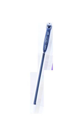 Cello Deco Gel Pen Black, 0.5MM Tip, Pack Of 10, 1 Set