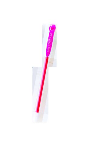 Cello Deco Gel Pen Red, 0.5MM Tip, Pack Of 10, 1 Set