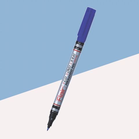Flair Permanent Marker XL Blue, Pack Of 10