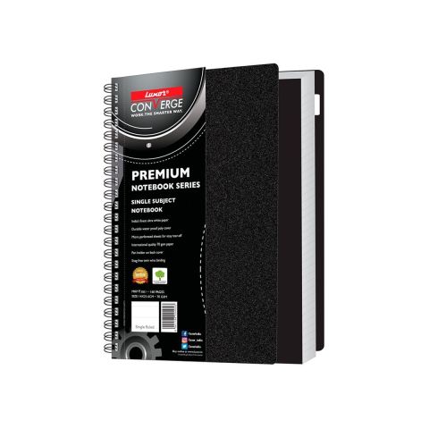 Luxor Single Subject Notebook A5 70 GSM, 160 Pages, 1 Book