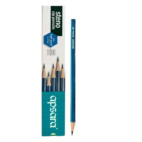Apsara Steno HB Pencil Pack of 10, 1 Set