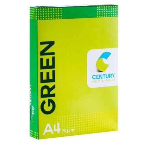 Century Green A4 70 GSM Copier Paper 500 Sheets / Ream, 1 Ream
