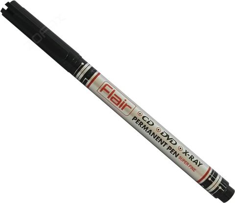Flair Permanent Marker XL Black, Pack Of 10