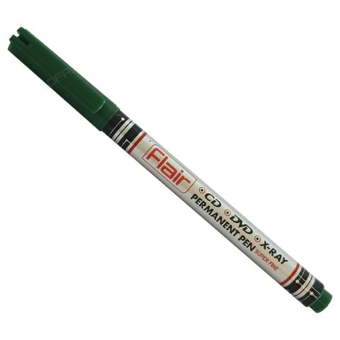 Flair Permanent Marker XL Green, Pack Of 10