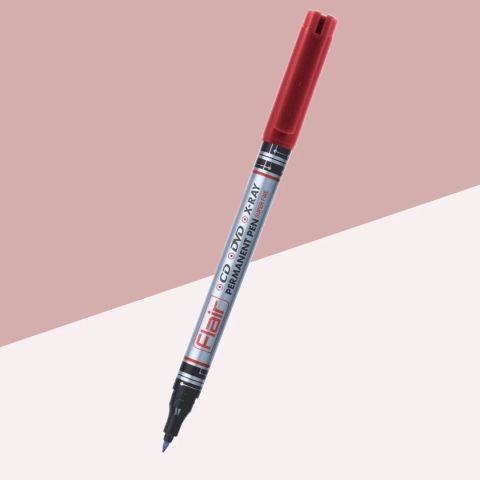 Flair Permanent Marker XL Red, Pack Of 10